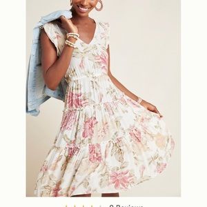 Floral ruffled dress